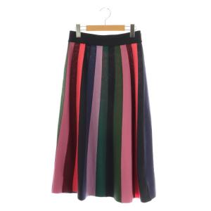 24AW Midnight Swirl ニットスカート M マルチカラー /DO OS