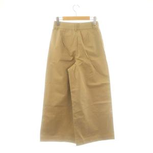 NOBLE コンパクトチノフロントポケットワイドパンツ 36 ベージュ /DF OS