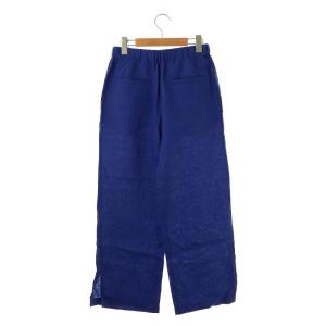 JOURNAL STANDARD relume 23SS 麻スリットイージーパンツ ワイド リネン 36 ロイヤルブルー /MI OS