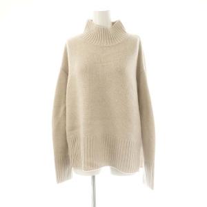 23AW SERENITY セレニティ ハイネック ニット セーター 長袖 ウール F モカ /NR OS