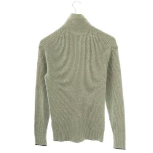A/X ARMANI EXCHANGE ロゴリブニット セーター 長袖 S グレー ネイビー /DO OS
