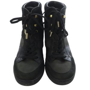 LOUIS VUITTON クリフトップライン ハイカット インヒール スニーカー 36 ブラック
