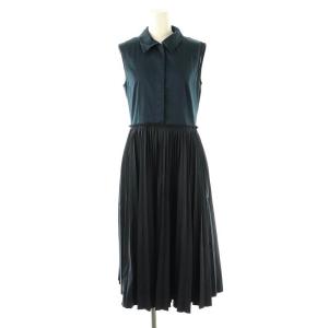 42764 近年モデル Sevilla Dress シャツワンピース 38 ネイビー