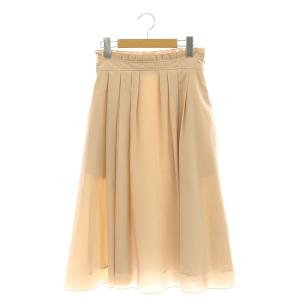近年モデル 42766 Skirt Le Mirabeau スカート ロング フレア 38 ピンクベージュ