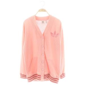 Adicolor Heritage Now カーディガン ニット 刺繍 XS ピンク 赤 /MI OS