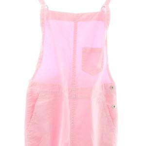 JOHNBULL コットンリネンオーバーオール サロペット M ピンク /DF OS