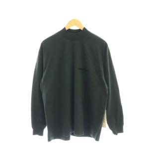 Fear of God モックネック ロゴ 長袖Tシャツ カットソー XS 黒 ブラック /AT OS