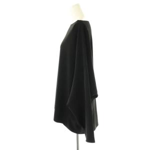 Plage 24AW Elegant Nuance ブラウス 長袖 黒 ブラック /AT OS