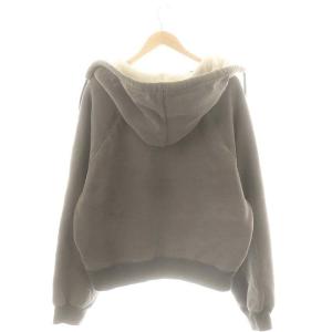 FUMIKA_UCHIDA 2-TONE PULLOVER HOODIE L チャコールグレー