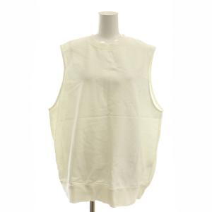 23SS スウェットベスト トップス プルオーバー クルーネック F 白 ホワイト /AT OS