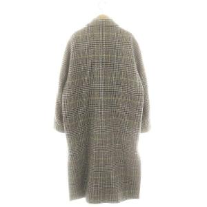 JOURNAL STANDARD グレンチェック チェスターコート ダブル 黒 白 ベージュ /ES OS