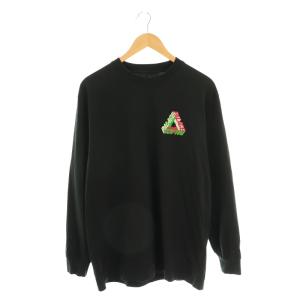 PALACE P-3D LONGSLEEVE カットソー Tシャツ 長袖 L ブラック /DF OS AD