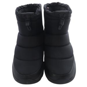 THE NORTH FACE ヌプシ ブーティ ウォータープルーフ ショートブーツ ロゴ 28cm 黒 ブラック NF52280 /SR35
