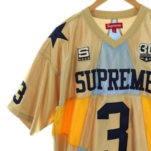 Supreme 24AW Star Football Jersey Tシャツ M ベージュ