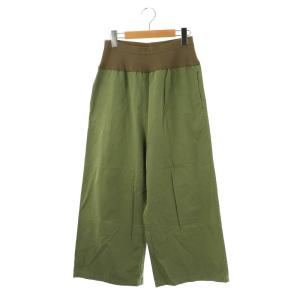 ウエストリブパンツ ワイドパンツ F カーキ /DF OS SH