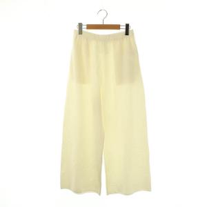 鹿の子パンツ ワイドパンツ イージー F オフホワイト /DF OS SH