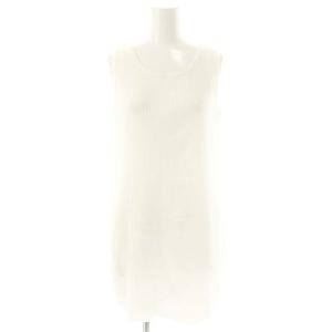 ヨウジヤマモト テレコリブロングタンクトップ カットソー ノースリーブ 2 ホワイト /DF OS SH