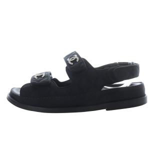 スポーツサンダル キルティング ココマーク 36C ブラック G31848