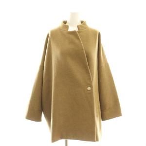 カシミヤミドルコート 1 イエローベージュ