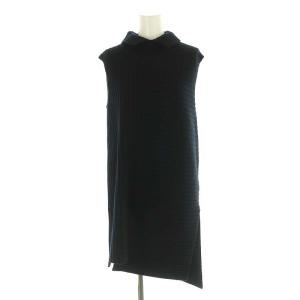 フィービー期 ウールカシミヤスリーブレスバックスリット チュニック XS ブラック