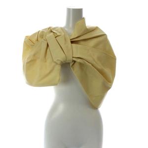 コットンシルクツイストデザイン付け襟 32 アイボリー /YO5