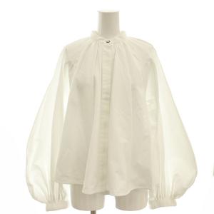 23AW SHIRT 45 スモックブラウス 32 ホワイト J01DL0108