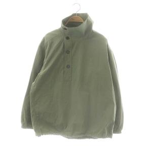 23SS J40DL0112  ハーフボタンハイネックブラウス 32 カーキ