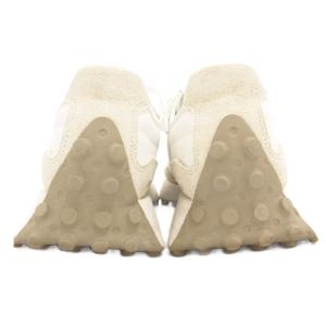 New Balance 327 スニーカー ビックロゴ スエード WS327KE 23.5cm ベージュ