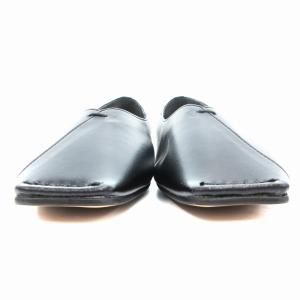 BEAUTY&YOUTH UNITED ARROWS 美品 フラットシューズ パンプス Vカットステッチ スクエアトゥ 36.5 黒 ブラック /AE