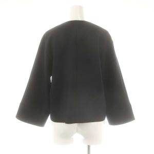 M-Premier スーツ セットアップ ノーカラーワイドスリーブジャケット タイトスカート 36 ブラック /DF OS