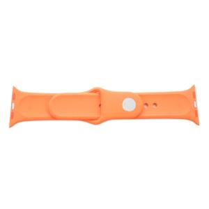 HERMES 美品 Apple Watch Hermes 41MM 腕時計用バンド ベルトのみ ラバー オレンジ /JS