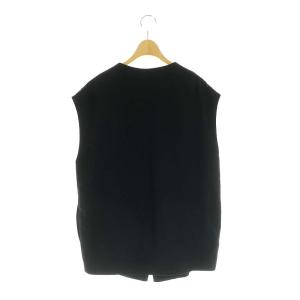 TODAYFUL Collarless Twill Vest ベスト 38 濃紺 /MI OS