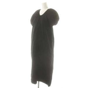 TODAYFUL 23SS Puff Sleeve Dress ワンピース マキシ ロング 半袖 36 黒 ブラック /AT