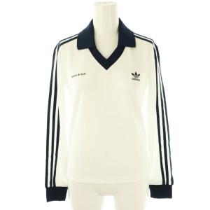 Sporty&Rich SoccerJersey カットソー 長袖 M ホワイト ネイビー /DO OS