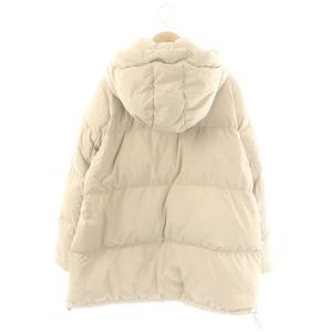 IENA リサイクルダウンショートコート アウター フード付き 38 ベージュ /ES OS