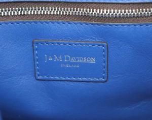 J&M DAVIDSON 1514N(HP) BELL S WITH STUDS トートバッグ ブルー