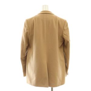 MUSE de Deuxieme Classe NATASHA ロングジャケット テーラード 総裏地 ウール 36 ベージュ /DO OS