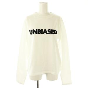 24SS UNBIASEDロングスリーブ TEE Tシャツ カットソー 白 /MI OS