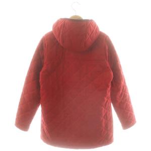 LAVENHAM キルティングコート ダッフルコート 中綿 フード 40 レッド /ES OS