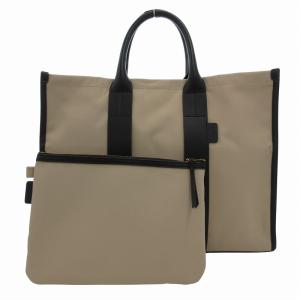 CONFORT WIDE BAG トートバッグ ショルダー 2WAY ポーチ付き 手提げ ベージュ /FF