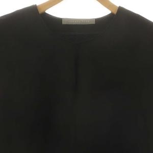 theory luxe PRECIOUS SILK REN ワンピース ロング フレンチスリーブ 38 ブラック /DO OS