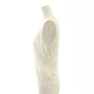 Diagram GRACE CONTINENTAL 25SS モノグラムニット カットソー 36 オフホワイト /DO OS