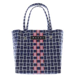 BOX BASKET BORSA ハンドバッグ ロゴ 青 ブルー /SR13