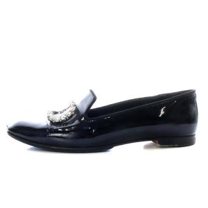 MANOLO BLAHNIK PILA ローファー 36.5 ブラック