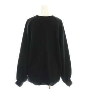 MUSE de Deuxieme Classe 24SS dumblefit クルーネックプルオーバー カットソー 長袖 ブラック /DO OS