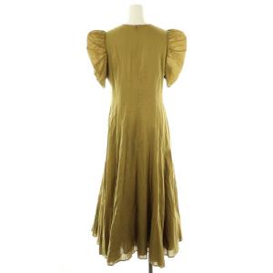 MARIHA セレナーデのドレス ワンピース 36 カーキ /MI OS