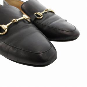 FABIO RUSCONI ビットローファー シューズ レザー 37 24.0cm 黒 ブラック /HO