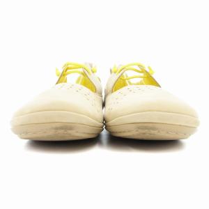 CAMPER RIGHT NINA フラットシューズ レザー 36 23?p ベージュ 黄 イエロー /AE