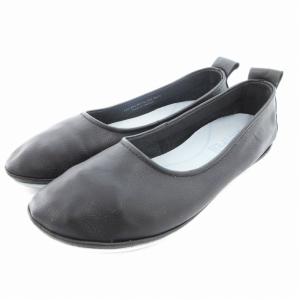 RIGHT NINA フラットシューズ パンプス ラウンドトゥ 35 22.5?p 黒 ブラック K201363-003