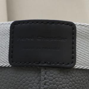 Hervé Chapelier 707GP リュクス舟型トートM バッグ グラニ×シルバー